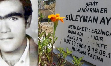 Teröre Verilen İlk Şehit Süleyman Aydın, Mezarı Başında Anıldı