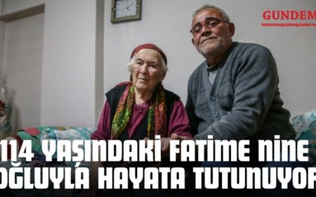 Kastamonu'da asırlık vefa: 114 yaşındaki annesine 17 yıldır bakıyor